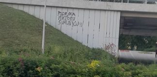 Šimunić dobio grafit podrške u Zagrebu