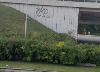Šimunić dobio grafit podrške u Zagrebu