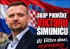 Skup podrške Viktoru Šimuniću: ‘Ne možete zaplijeniti istinu’