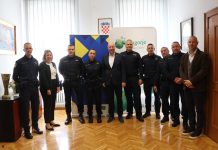 Zagorski naj policajaci na prijemu kod župana Kolara